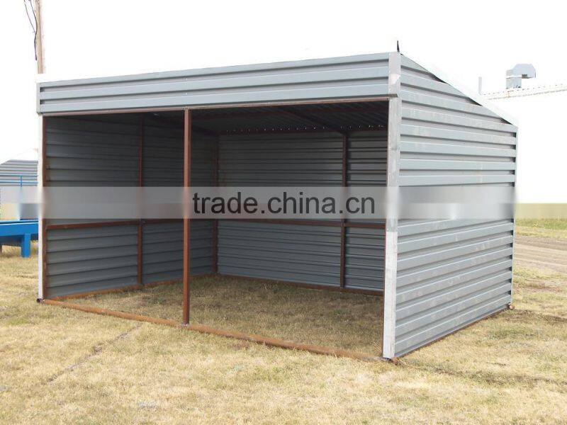 Steel frame horse stables