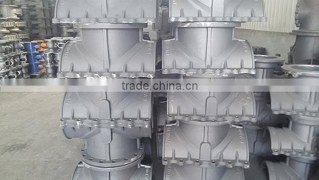 nodular cast iron valve housing / ductile iron valve body castings