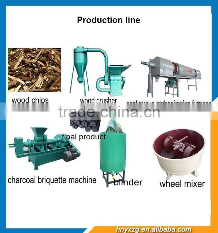Good Quality Charcoal Stick Forming Charcoal Powder Briquetting Extrude Machine