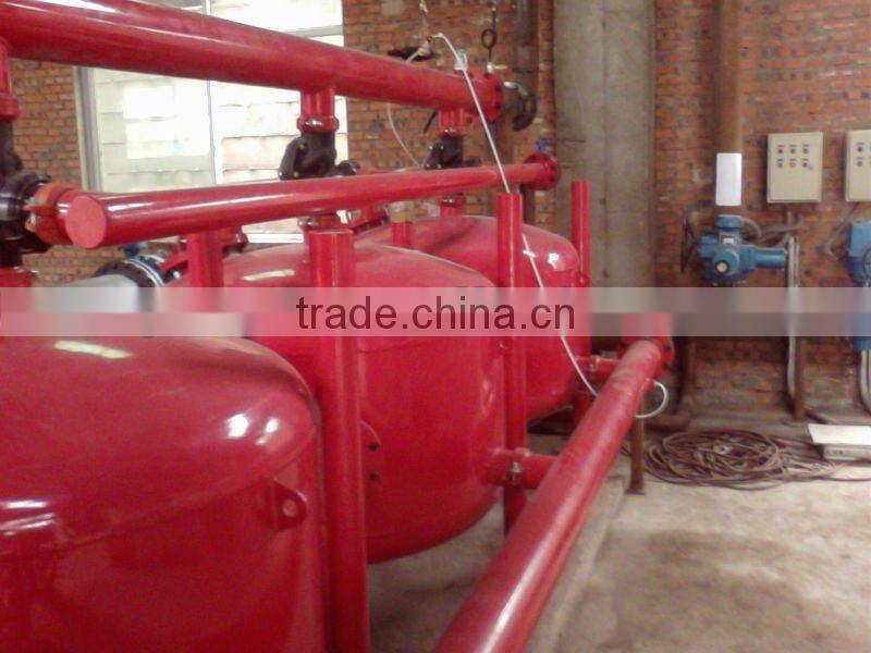 Horizontal sand filter