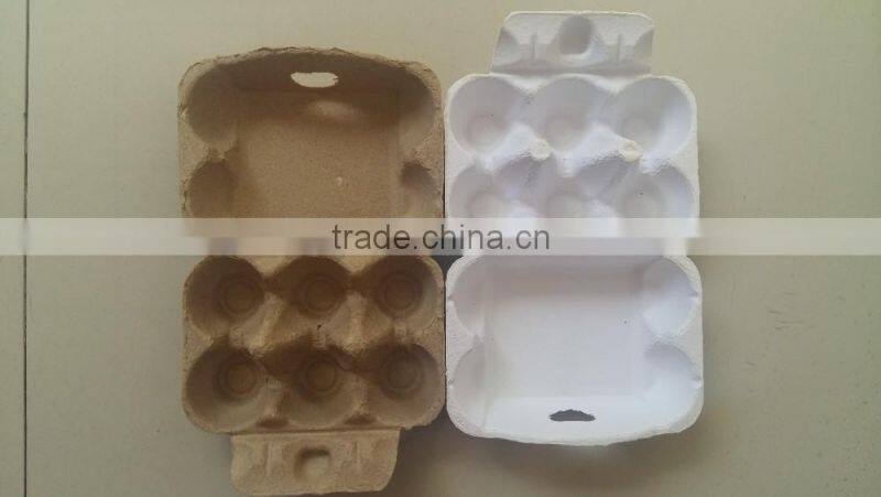 Pulp color egg trays/ paper open egg trays for sale