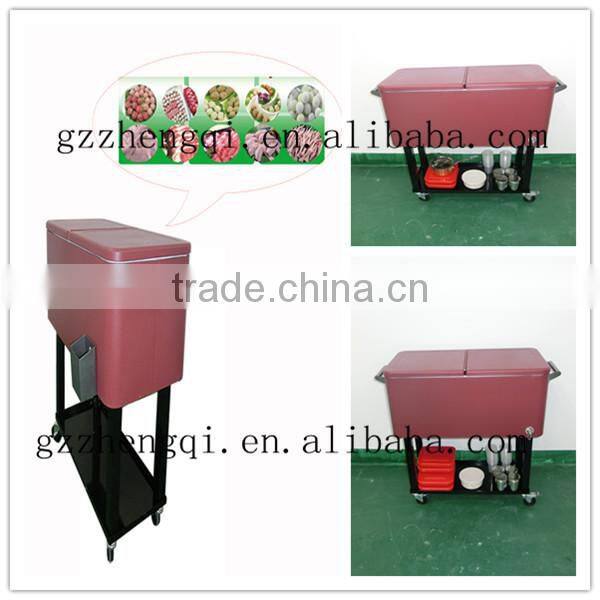 beverage cooler cart,outdoor refreshment cart, Ice cooler Cart for beer