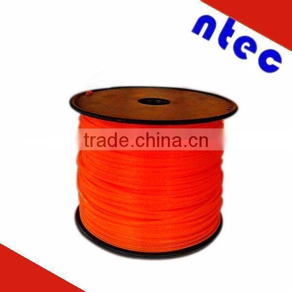 3.0mm square orange spool package nylon6 trimmer line