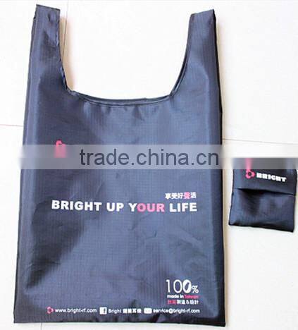 Polyester foldable Nylon Bag Waterproof Polyester Vest Type Bags