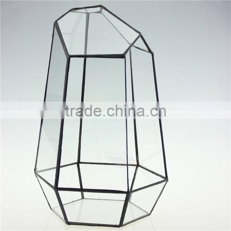 Micro landscape plant glass greenhouse clear geometric terrarium