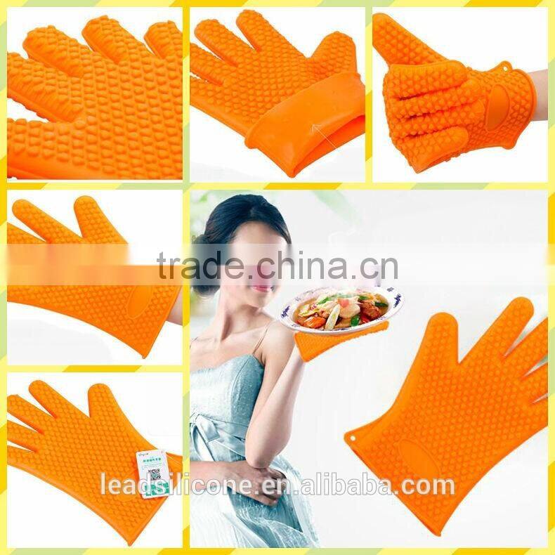 silicone oven mitts/silicone pot holder/silicone glove