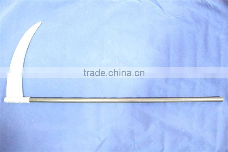 Halloween Plastic long handle sickle Party Hand Scythe