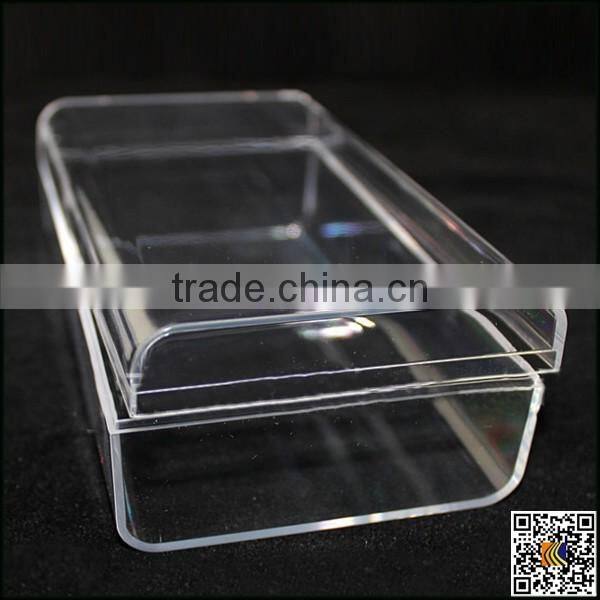 Plastic packaging box for phone cover, transparent case boxes clear packaging box