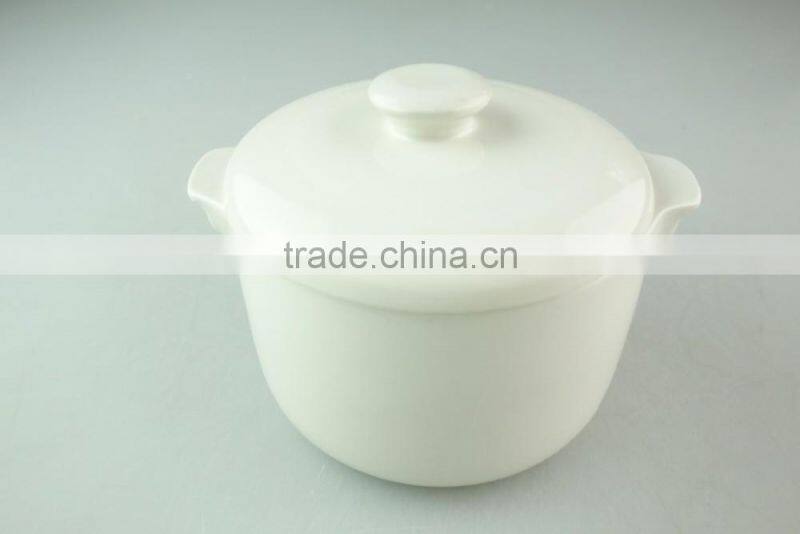 White Good Porcelain Used Stew Cup For Restaurant