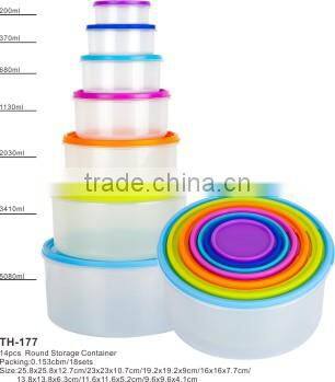 4pcs mini container food storage plastic box