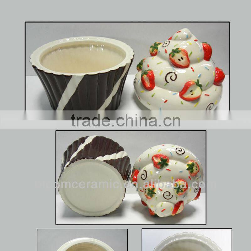 Handmade chinese honey jar