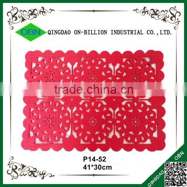 Mass production felt table mat