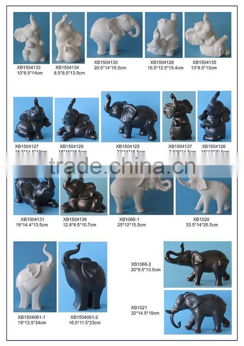 Funny and cute elephant figurine birthday gift promotional gifts
