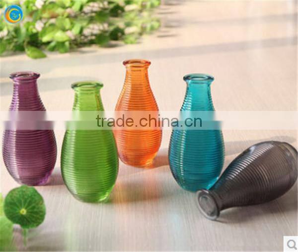 glass vase with animal design /zebra stripe,leopard print,giraffe pattern in gold color