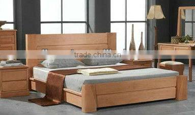 wood slat bed