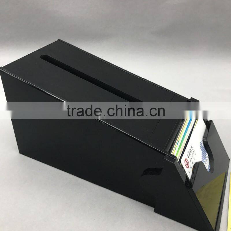 Custom acrylic business card holders box