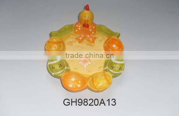 2013 hen decoration Ceramic easter crafts