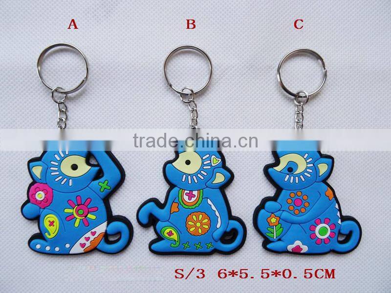 2016 russia monkey keychain for new year souvenir