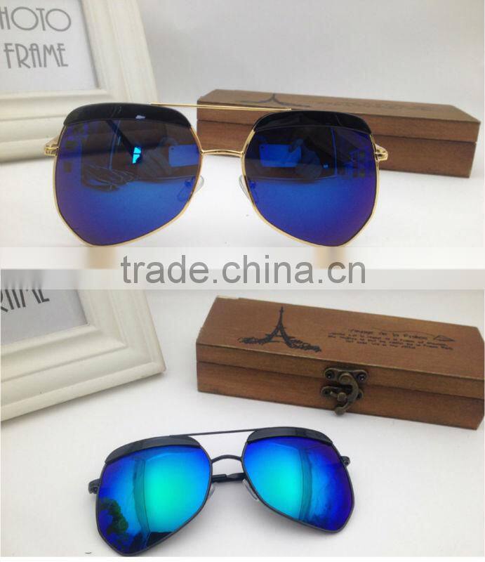 FREE sample fashion women sunglasses, new design mirrored sunglasses 2015, FDA&CE
