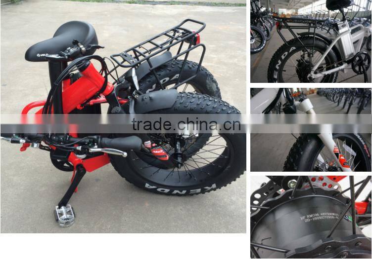 20inch with CE certificate foldable fat tire brushless hub motor electric folding bike