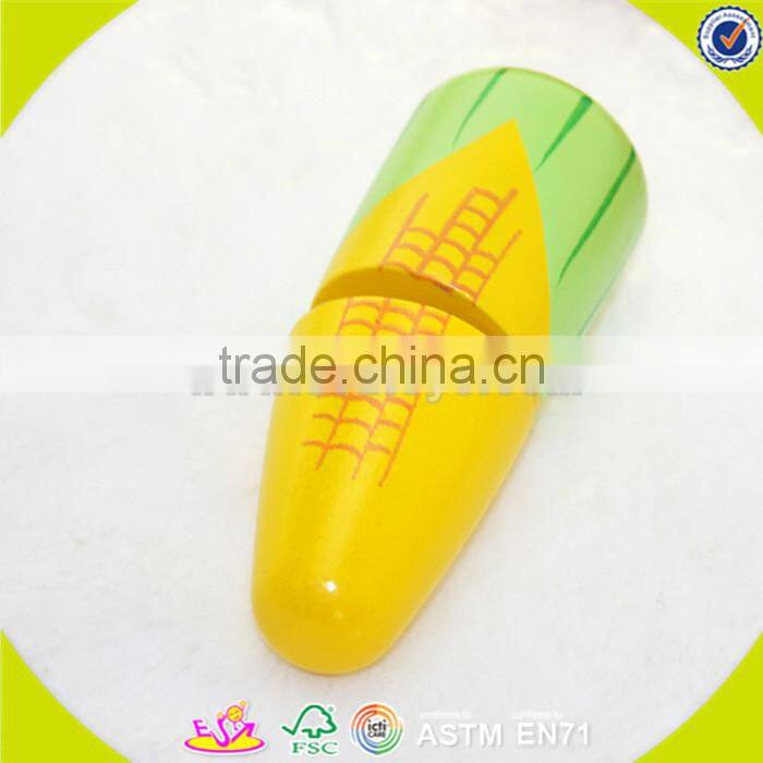 wholesale baby wooden fruit cutting toy, DIY kids wooden fruit cutting toy, role play children wooden fruit cutting toy W10B114