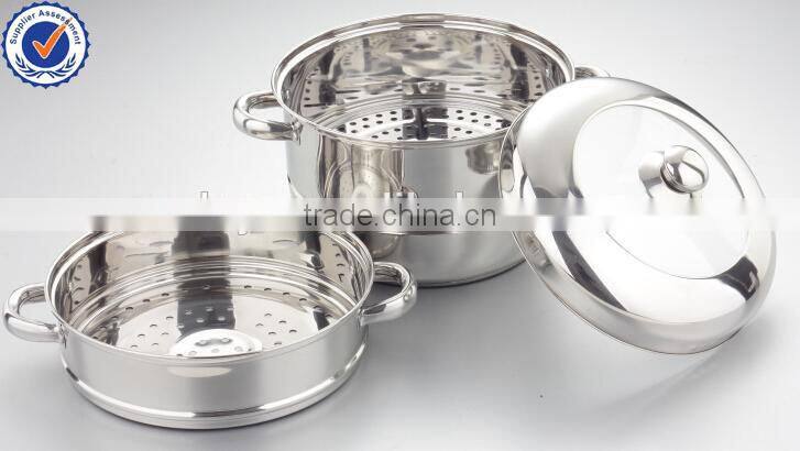 24cm Durablen 2 layers stainless steel food steamer pot for sale