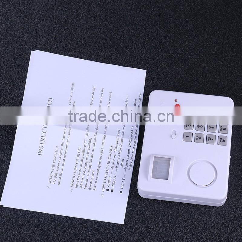 wireless system alarm , pir sensor switch