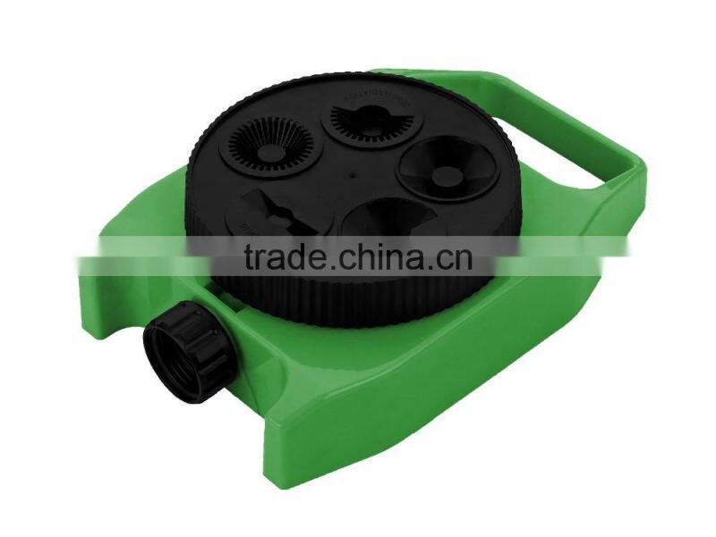 5 pattern plastic ground set sprinkler