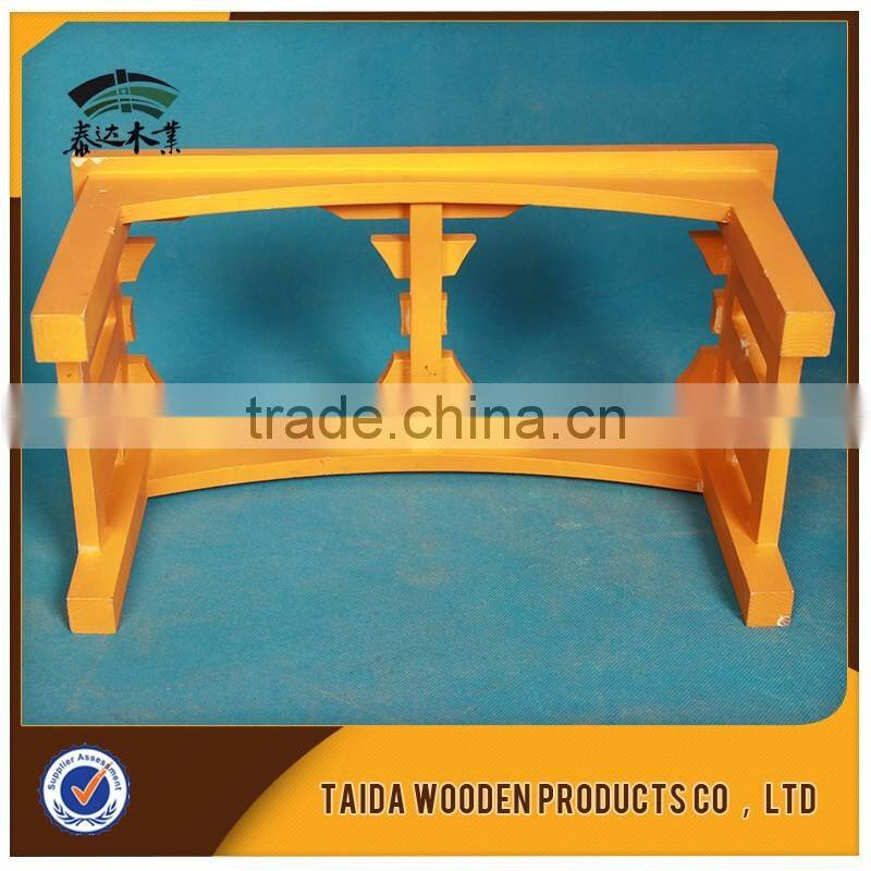 wooden pet feeder bowl holder /wooden bowl rack