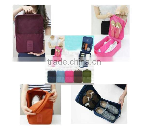 colorful resonable price good quality shoe bag for travel and home