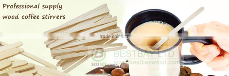 High quality wooden coffee stirrer