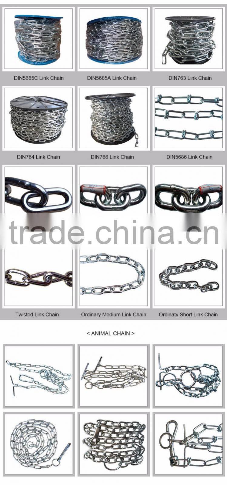 Grade 30 Proof Coil Hot Dipped Galvanized chain