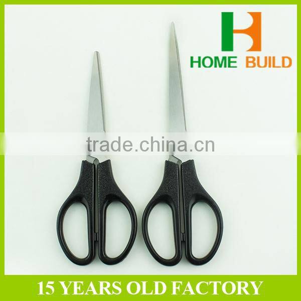 Factory price HB-S6004 Office Scissors Plastic handle stationery scissors for kids