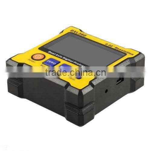 Angle Finder Cube Digital Magnetic Protractor Gauge Inclinometer Level Box