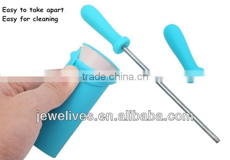 Silicone kids flour noodle rolling pin