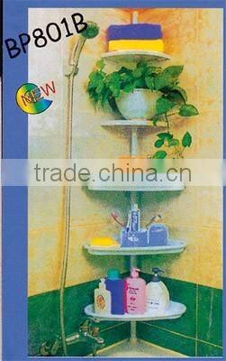 Telescopic Space Saver modern adjustable bathroom pole shelf