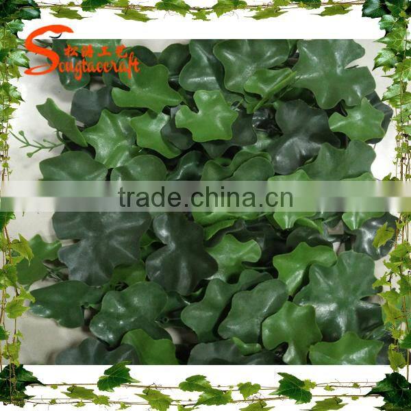 Wholesale artificial grass wall plastic leaves wall