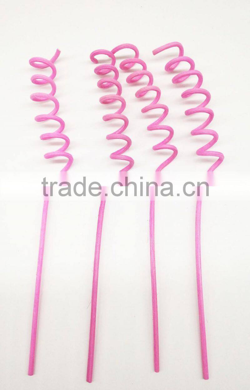 colorful curly reed sticks curly rattan sticks for air freshener