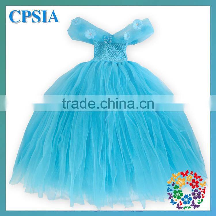 2015 Latest Designs Simple Long Dress Cinderella Dresses For Girls Wedding DressesTutu Night Dress