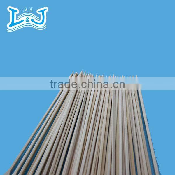 Flag Skewers For BBQ Smooth Eco-friendly Bamboo Sticks with Handle