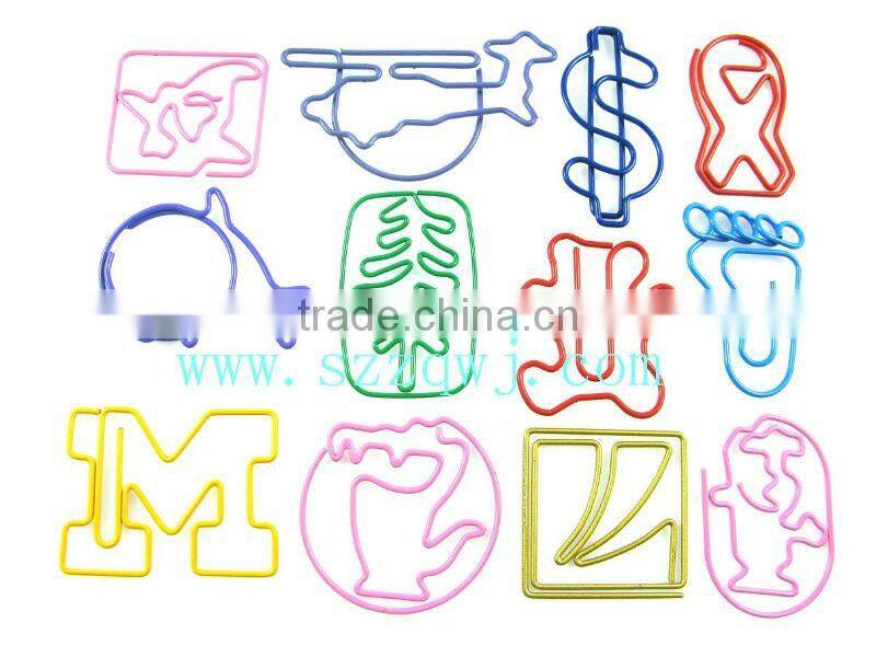 Cute shape Paper clip with tin box, business gift, toy for children and stationery