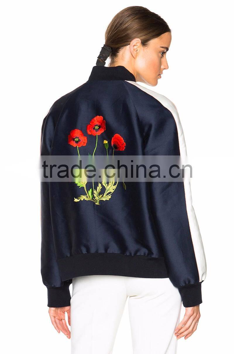 fashion stylish women custom embroidered jackets winter