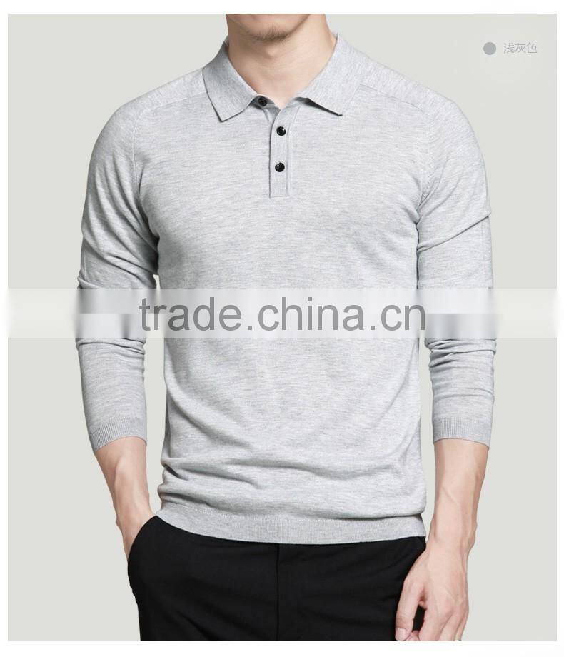 New design cheap long sleeve polo shirts for men polo blank wholesale mens polo t-shirt