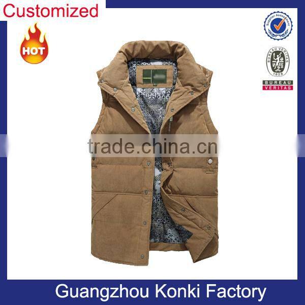 2014 wholesale mens padded vests stock