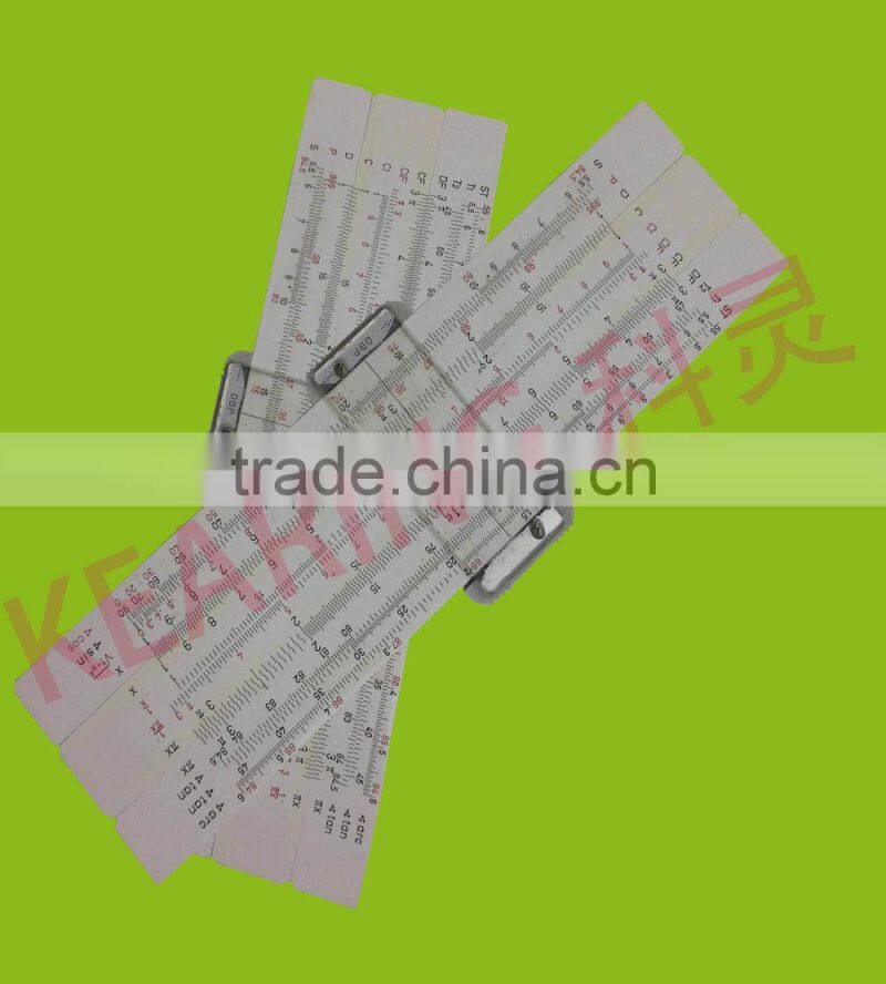 Kearing brand OEM plastic slide ruler,air velocity calcuator, velocity pressure in water, opaque plastic slide ruler #KSL01