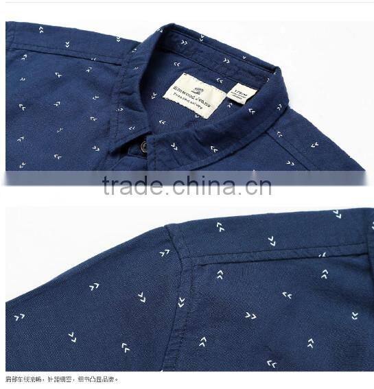 100% cotton long sleeve fancy shirts high quality shirts for men