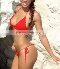 Sexy Hot One Piece Swimsuit Push Up Bikini Hollow Crochet Knitting Bikini