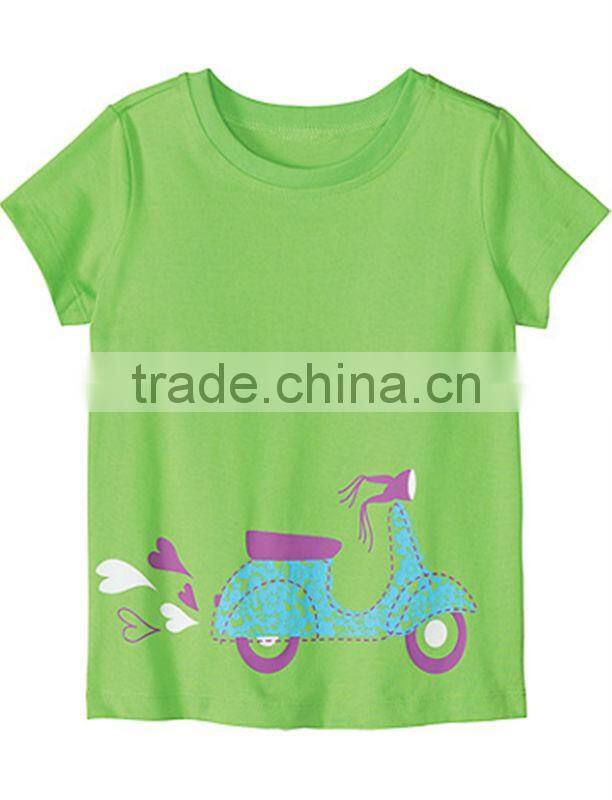 CUTE KIDS GIRLS MULTI COLOUR PRINTED T SHIRT