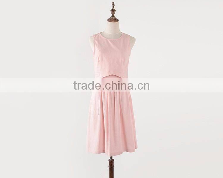 Wholesale Woman Dress, Latest Dress Design , custom casual dress summer 2pcs dress fashion lady dress