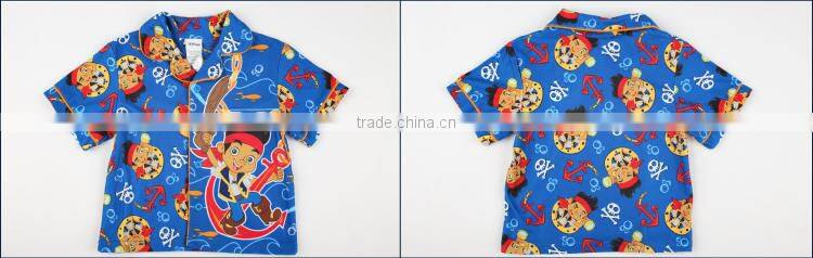 printing patent licensing boy pajamas sleeping wear for summer